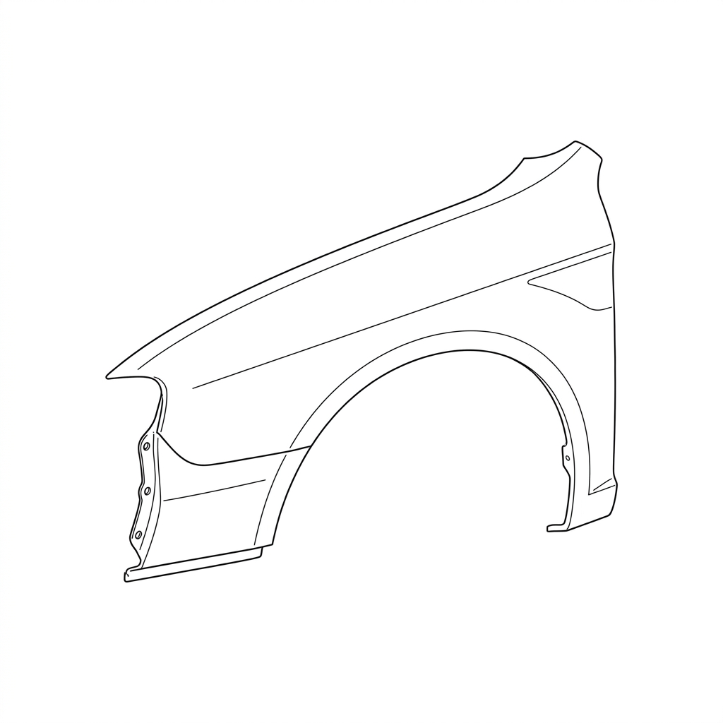 Representative illustration of WHITE,SEDAN
