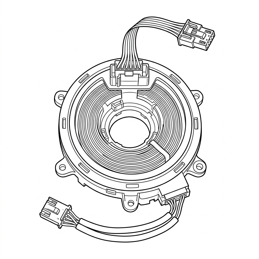Representative illustration of Steering Wheel for 2022-2023 Hyundai Elantra Korea built gasoline turbo 2.0L