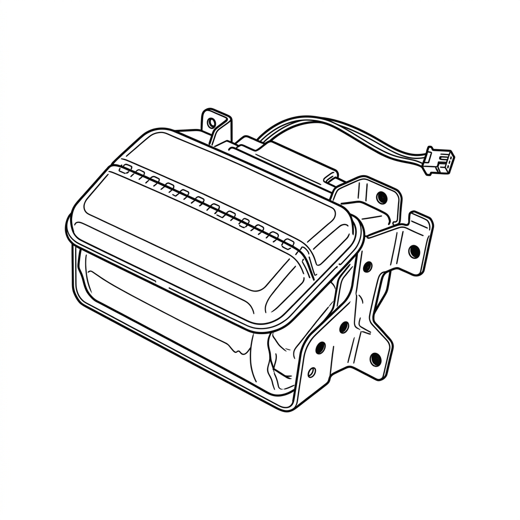 Representative illustration of 2.4L,BLACK,,WGN/ WHEEL AIR BAG ONLY