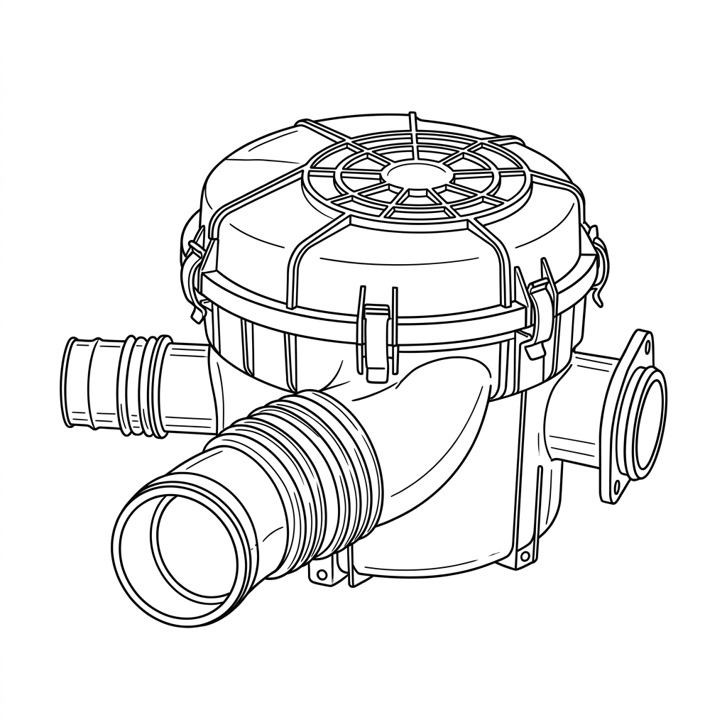 Representative illustration of AIR CLEANER