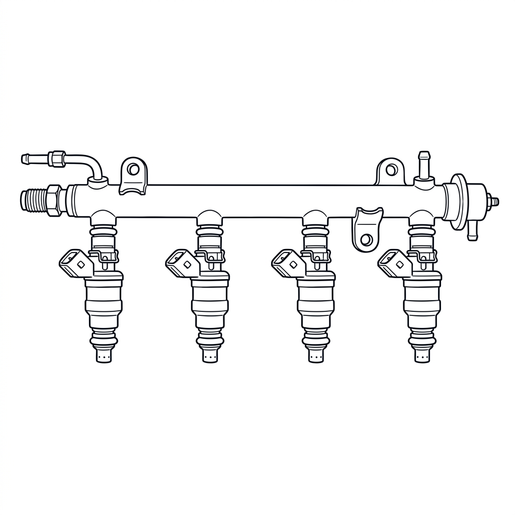 Representative illustration of Fuel Inject Parts