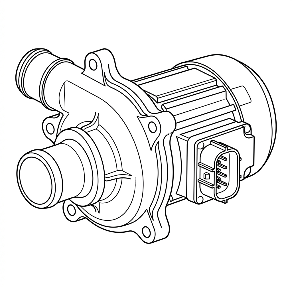 Representative illustration of Coolant Pump