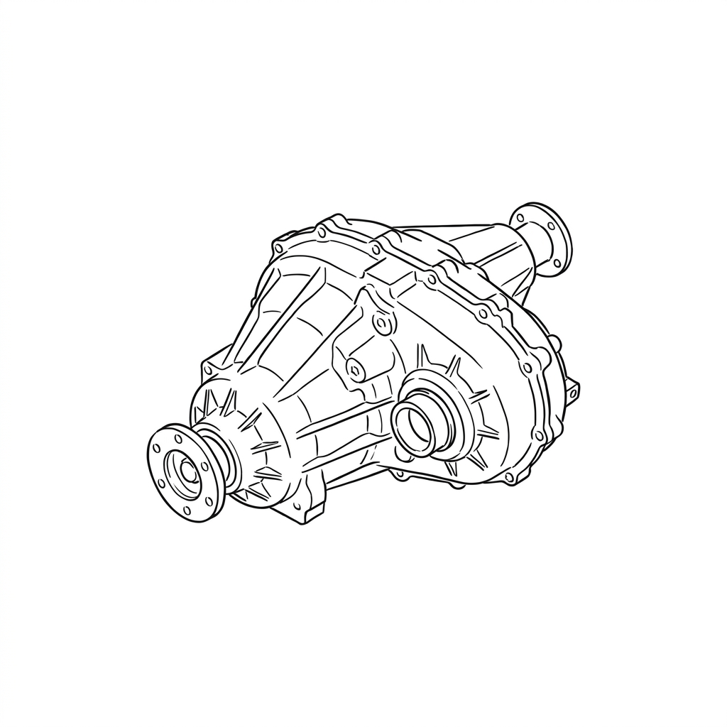 Representative illustration of Transfer Case Assy for 2010-2015 Honda Crosstour (AWD)