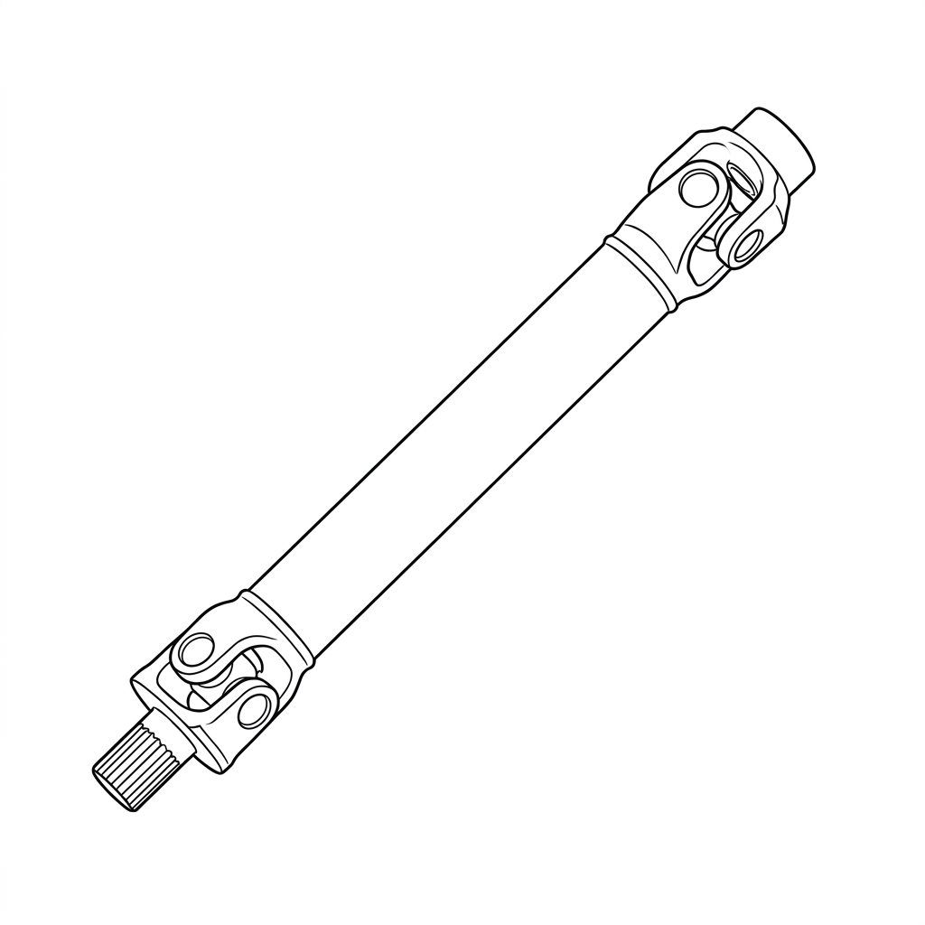 Representative illustration of Drive Shaft, Front for 2007-2009 Toyota Tundra (8 cylinder) 5.7L and other applications