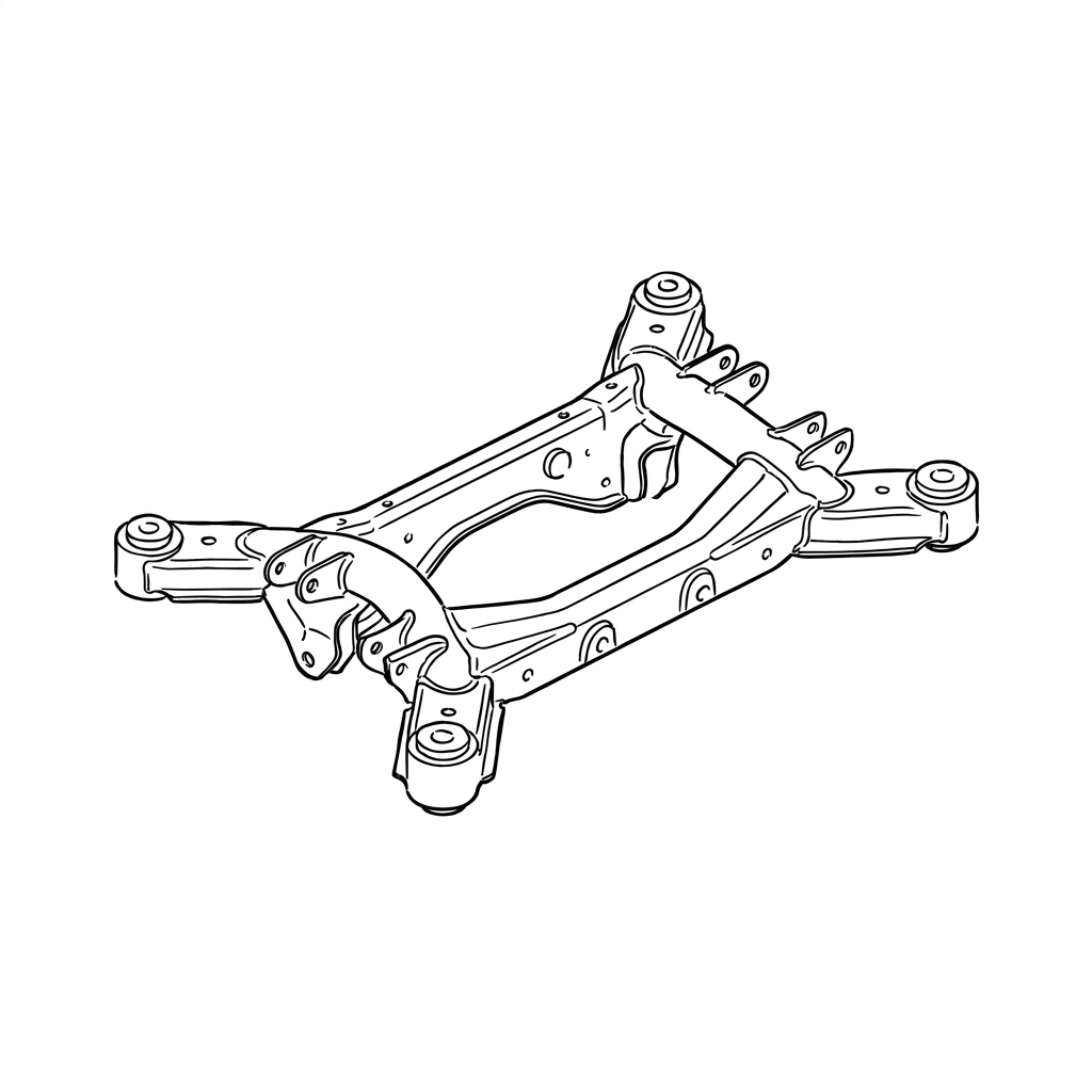 Representative illustration of Susp Crossm K-Frame