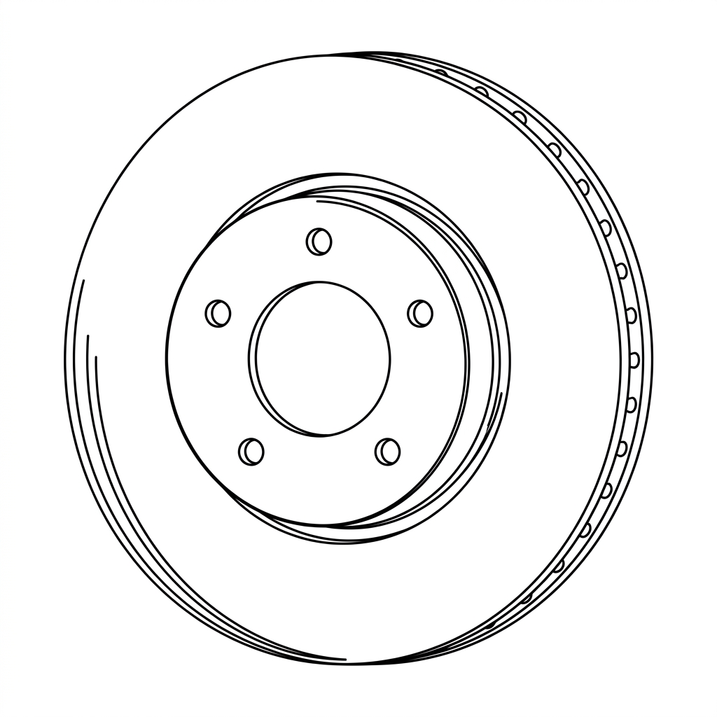 Representative illustration of BRAKES, FRONT