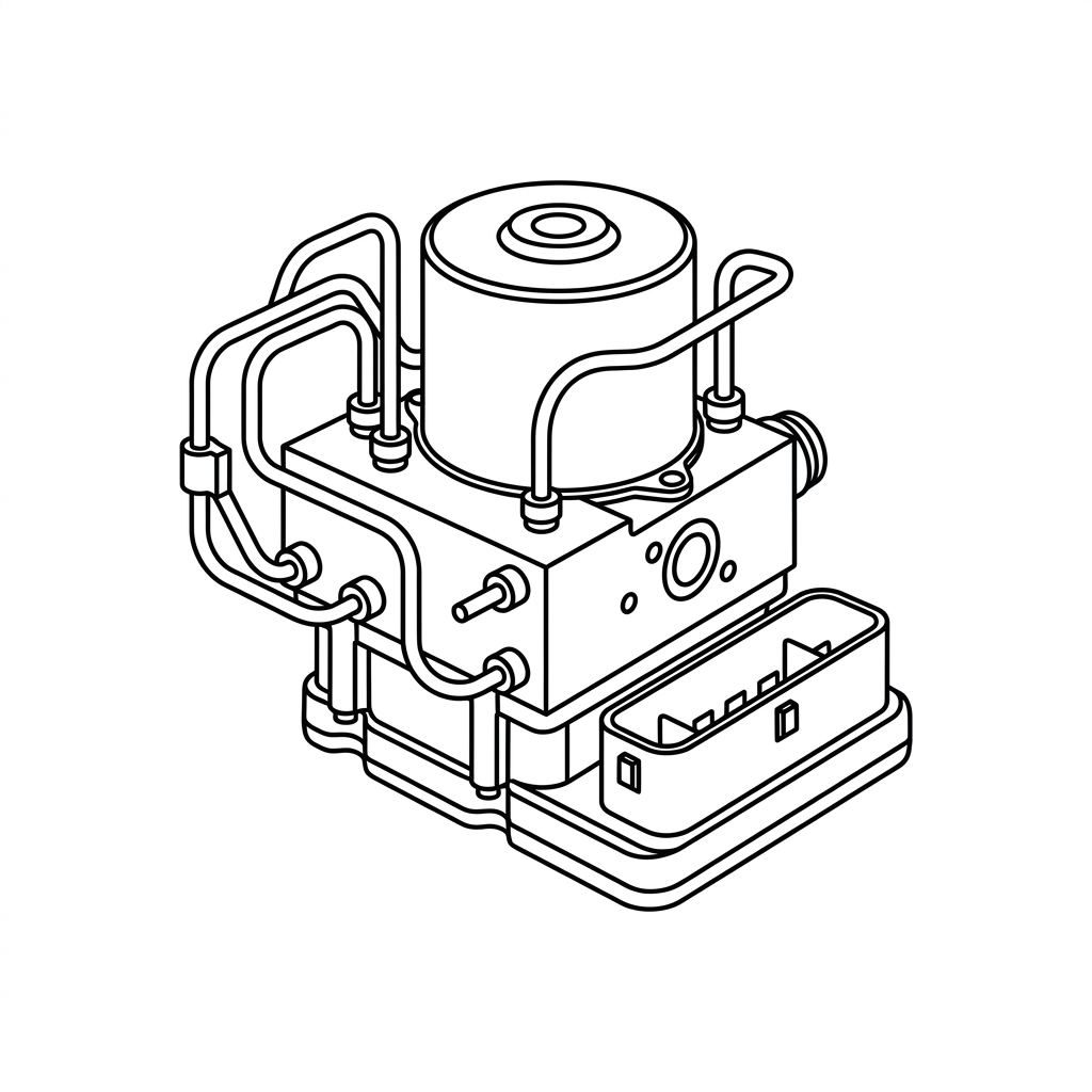 Representative illustration of Anti-lock Brake Pts