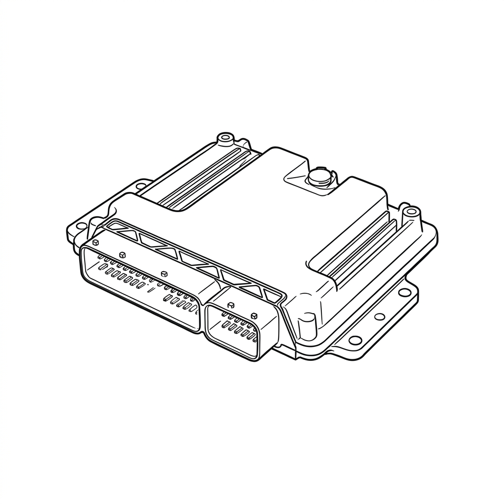 Representative illustration of 2.0L,AT,EX, BCM (LH DASH)